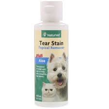 Enlist the help of a professional groomer in trimming hair around the eyes to remove darker tear stains. Naturvet Tear Stain Topical Remover Plus Aloe For Dogs Cats 4 Fl Oz 118 Ml Iherb