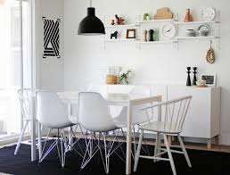 This is our main scandinavian dining room design gallery where you can browse a lot of photos or filter down your search with the options below. Scandinavian Style Dining Room For Those Who Wish To Embrace The Black And White Look Brabbu Design Forces