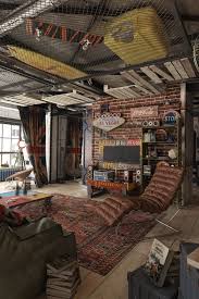 Pin By Eric Howard On Dream Home Urban Style Interior Loft Design Living Room Recliner