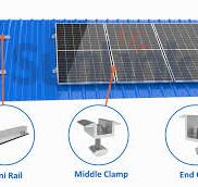 Solar Mini Rail Mounting Bracket Aluminum Structures for ...