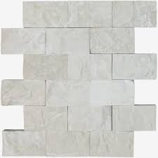 Arabesque tile from all marble tiles carrara dark emperador and crema marfil marble. Botticino Beige Split Face Marble Mosaic Tiles 2x4