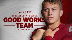 Downs Named to 2023 Allstate AFCA Good Works Team