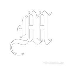 The letters of the old english alphabet are: 18 Tub Ideas Old English Letters Letter Stencils Alphabet Stencils