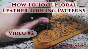 See more ideas about leather tooling patterns, tooling patterns, leather working patterns. How To Tool Floral Leather Tooling Patterns Video 2 Youtube