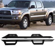 Have a look at the smart range for the tacoma here at carid. 2007 2018 Toyota Tacoma Double Cab Ikon V2 Style Steel Running Boards Black Side Step Nerf Bars 5 Ssb Ttac05dc V2bk