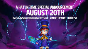 A Hat In Time Special Announcement Set For August 20 Gematsu