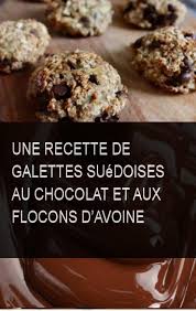 Une Recette De Galettes Suedoises Au Chocolat Et Aux Flocons D Avoine Chocolat Recette Flocons Flocon Galette Galettes Food Desserts Biscotti Cookies