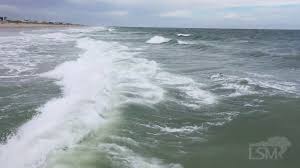 8 31 19 Amelia Island Florida Bare Beaches Rough Surf Ahead Of Dorian