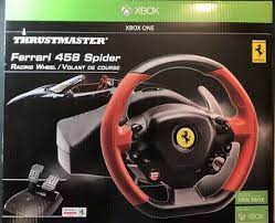 Unfortunately, there appears to be no custom drivers to allow it to function outside of these environments. Thrustmaster Ferrari 458 Spider Racing Wheel For Xbox One New Ebay