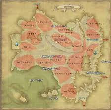 Ff14 レイクランドのモンスター分布図 Ff14まとめった