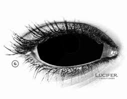 Image result for black sclera contacts