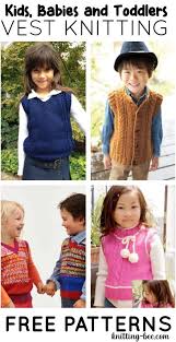 Pdf pattern knit baby vest diy baby waistcoat instant download | etsy. Vest Archives Knitting Bee 25 Free Knitting Patterns