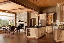 rustic hickory kitchen cabinets  solid