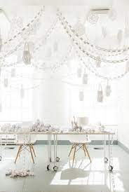 Surprising Ashley The House That Lars Built White Christmas Party White Christmas Decor Paper Christmas Decorations