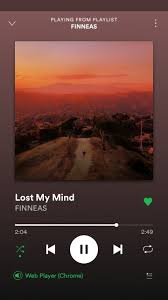 Ouça músicas do artista paula fernandes. Finneas Lost My Mind Spotify Screenshot Lose My Mind Song Playlist