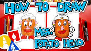 How To Draw Mrs Potato Head Challenge Time Art For Kids Hub Cartooning 4 Kids Kids Art Projects