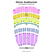 Shrine Auditorium Los Angeles Tickets Schedule Seating