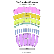 Los Angeles Shrine Seating Chart Related Keywords