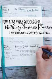 How I Am More Successful With My Business Planner Bullet Journal For Business Business Planner Journal Business