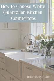 The countertop is an essential component of the kitchen. How To Choose The Right White Quartz For Kitchen Countertops Hello Lovely