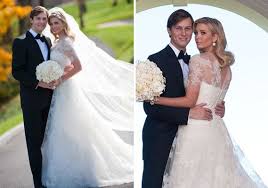 Weitere ideen zu ivanka trump, trump tochter, donald trump kinder. Ivanka Trump Wore A Vera Wang Gown Inspired By Grace Kelly On Her Wedding Day To Jared Kushne Celebrity Wedding Dresses Celebrity Bride Celebrity Wedding Gowns