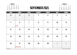 Calendar templates in ms word, ms excel and pdf format. Free Printable September 2021 Calendar Canada 12 Templates