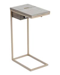 Iron frame bar stool chamcha wood, natural. Tainoki Flip Top Tech C Table C Table Table Furniture