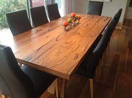 Solid wood dining table folding table simple retractable oak table household small dining table. Recycled Timber Dining Table Timber Furniture Makers Melbourne