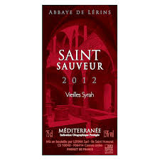Saint Sauveur 2012 Syrah Excellence De Lerins