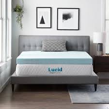 More than 28 tempurpedic mattress pad twin at pleasant prices up to 36 usd fast and free worldwide shipping! Lucid Comfort Collection 4 Inch Gel And Aloe Infused Memory Foam Topper Twin Xl Hdlu40tx30gt The Home Depot