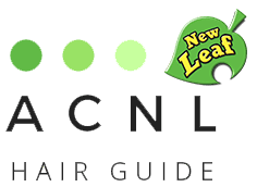 New leaf (acnl) for nintendo 3ds (english language version). Acnl Hair Guide Logo 2 Acnl
