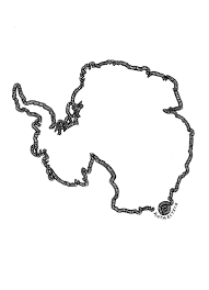 Antarctica Border Drawing By Shanmukha Inkas Saatchi Art