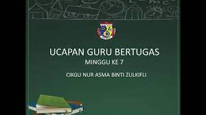 Teks ucapan pengacara majlis sempena sambutan hari guru. Ucapan Guru Bertugas Minggu Ke 7 Youtube