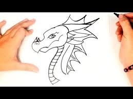 You may also wish to use crayons, colored pencils, or something similar to shade your. How To Draw A Dragon Dragon Easy Draw Tutorial Youtube Simple Dragon Drawing Coloring Pages Dragon Eye Drawing