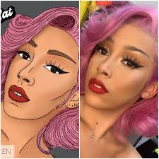 I think Doja Cat looks pretty rad here.