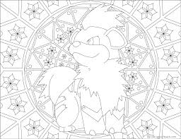 Categories new picts post navigation Download 058 Growlithe Pokemon Coloring Page Mandalas De Pokemon Para Colorear Full Size Png Image Pngkit