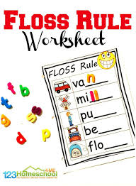 Free Floss Rule Worksheet In 2020 Worksheets Free Teaching Spelling Rules Worksheets