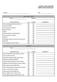 Vehicle safety checklist template choice image template design ideas. 32 Sample Vehicle Inspection Checklists In Pdf Ms Word