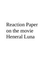 My Reaction To Heneral Luna Movie Stephen Torres Belmonte 1bsit02 Philippine History Mr Castillo Reaction Paper Heneral Luna Movie Nowadays People Who Course Hero