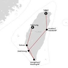 Neighbors are japan to the east and northeast, the. Unsere Backpacking Route Durch Taiwan Karte
