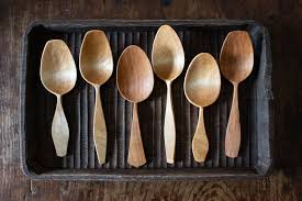Wooden Spoons On A Japanese Carved Tray Called A Wagatabon Hand Carved Wooden Spoons Wood Spoon Carving