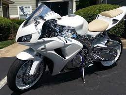 Pearl White 2007 Honda Cbr1000rr Honda Bike Motos