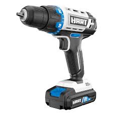 A cordless drill is the starting point for a first time diyer to a professional. Hart 20 Volt Cordless 3 8 Inch Drill Driver Kit 1 5ah Lithium Ion Battery Walmart Com Walmart Com
