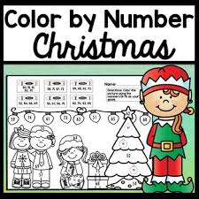 Use crayons or even bring out the watercolors these printable are great for anything! Color By Number For Christmas Numbers 1 100 By Sight Word Activities
