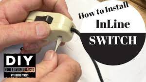 Then noticed that the switch was actually wired across the blue wire. Install Lamp Switch Youtube