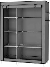 Ist der kleiderschrank nicht groß genug oder wollen sie auf dem flohmarkt ihre alten teile. Udear Kleiderschrank Faltschrank Wascheschrank Schrank Grau Neu 156 Ebay