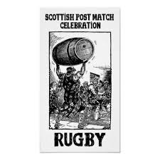 Scottish Post Match Celebration Rugby Print Zazzle Com In 2021 Scottish Rugby Scottish Rugby