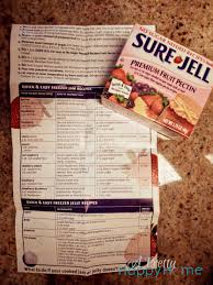 Sure jell certo 100% natural premium fruit pectin 1.75 oz box expiration date always fresh. Update To Blueberry Freezer Jam Recipe Using Sure Jell A Pretty Happy Home