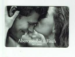 Fri, aug 27, 2021, 4:00pm edt Abercrombie Fitch Gift Card Girl Kissing Guy On Head No Value I Combine Ebay