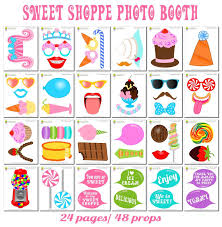 Birthday Photo Booth Props Printable Printable Sweet Shoppe Photo Booth Props Sweet Shoppe Props Sweet Shoppe Party Props Cupcake I Photo Booth Props Candy Props Photo Booth Props Free Printables